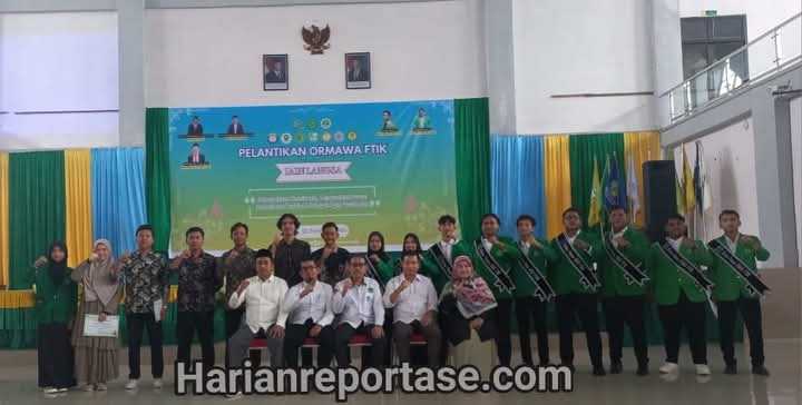 Wadek III FTIK IAIN Langsa Lantik Pengurus Baru Ormawa FTIK Tahun 2025