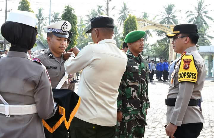 Polres Aceh Timur Gelar Apel Operasi Ketupat Seulawah 2025