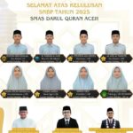 Hafiz dan Hafizah Dayah Darul Quran Aceh lulus SNBP, Diantaranya Tembus ke UI dan UIN Jakarta