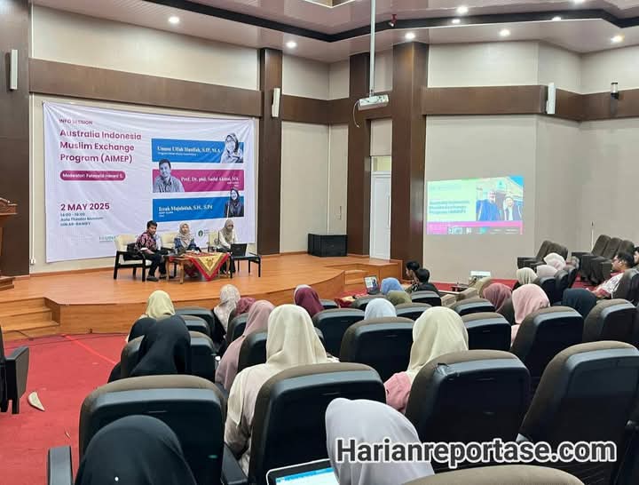Info Session AIMEP 2025 Digelar di UIN Ar-Raniry, Perkuat Kolaborasi Muslim Muda Indonesia–Australia