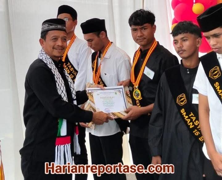 50 Siswa SMAN 15 Adidarma Banda Aceh Ikuti Tasyakur Tahfiz Alquran