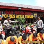 Polres Aceh Timur Tangkap 17 Pelaku Curanmor dalam Operasi Sikat Seulawah 2025