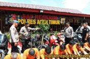 Polres Aceh Timur Tangkap 17 Pelaku Curanmor dalam Operasi Sikat Seulawah 2025