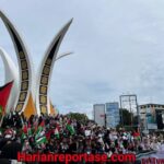 Ribuan Masyarakat Aceh Turun ke Jalan dalam Aksi Damai Bela Palestina