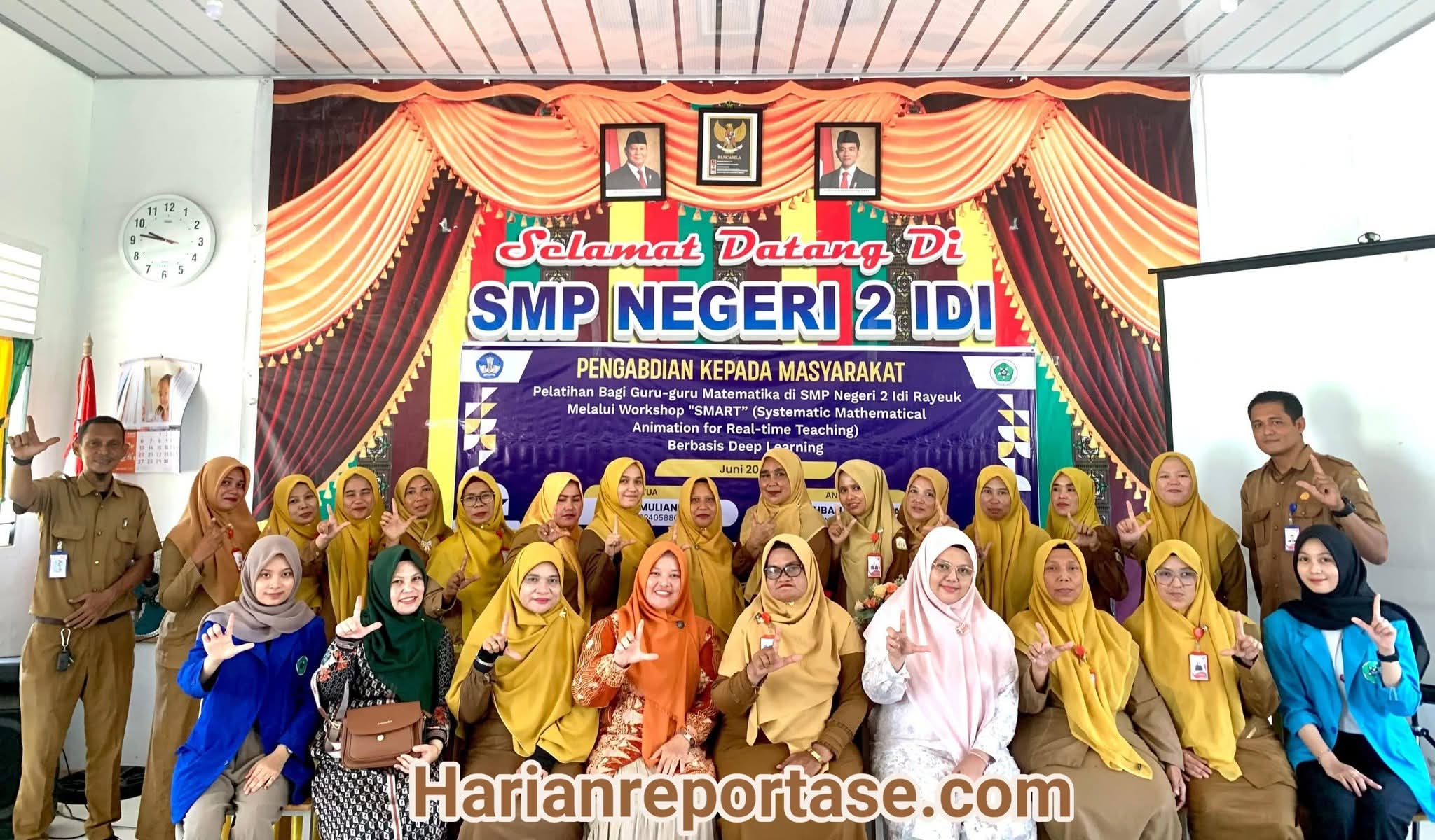 Dosen Unsam Langsa Gelar Pelatihan SMART untuk Guru Matematika di SMP Negeri 2 Idi Rayeuk