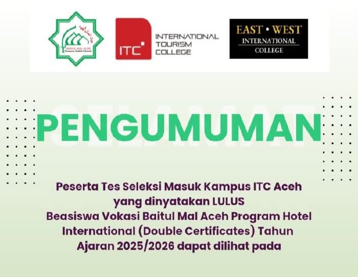BMA Umumkan Nama Penerima Beasiswa Vokasi 2025, Berikut Daftarnya