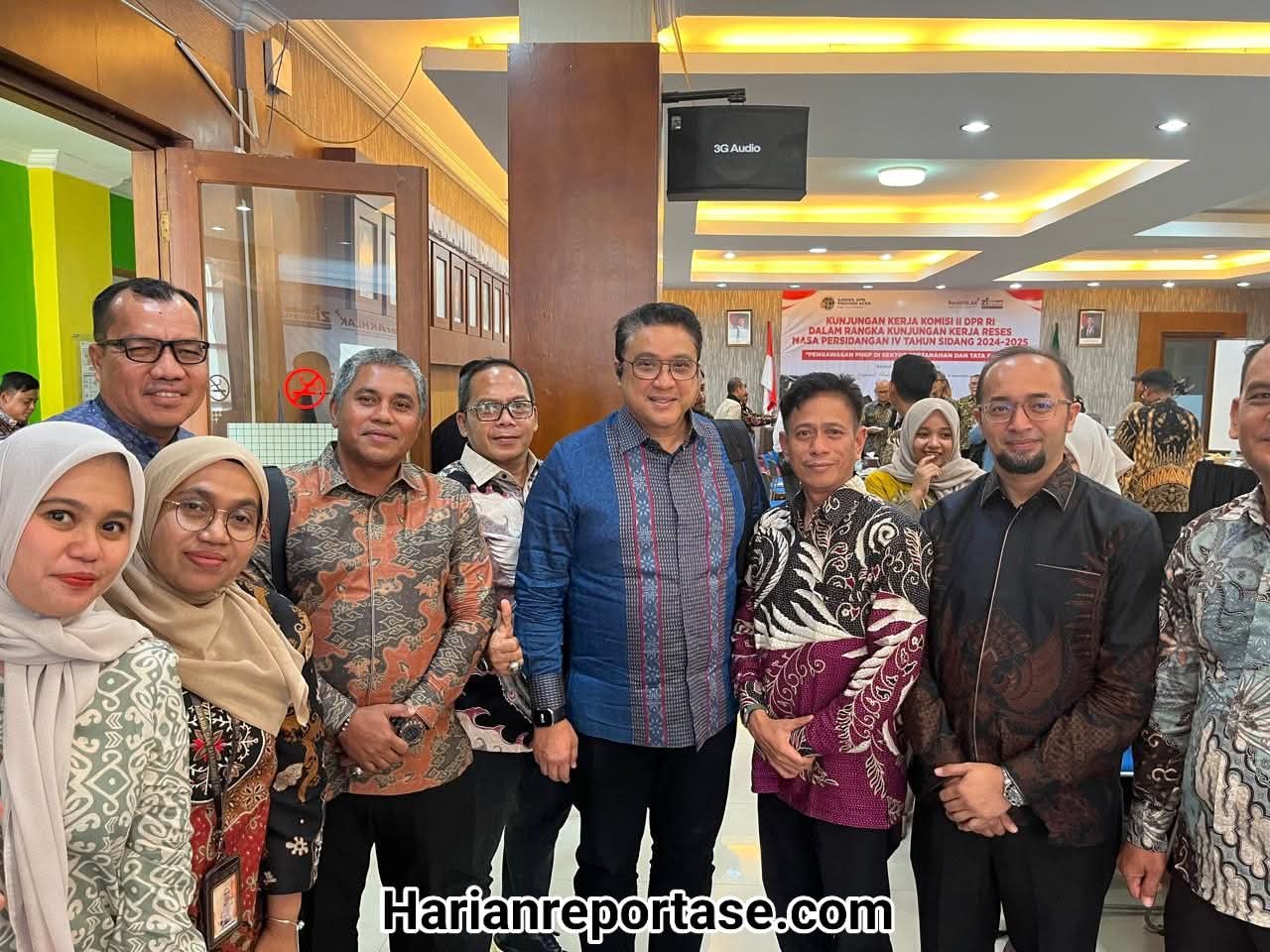 Kepala Kantor Pertanahan Aceh Timur Hadiri Kunker Komisi II DPR RI Bahas Optimalisasi PNBP dan Integrasi Peta Pertanahan
