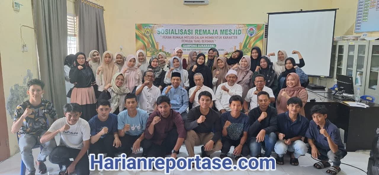 Gampong Sukaramai Gelar Sosialisasi Remaja Masjid, Dorong Generasi Muda Aktif di Masjid