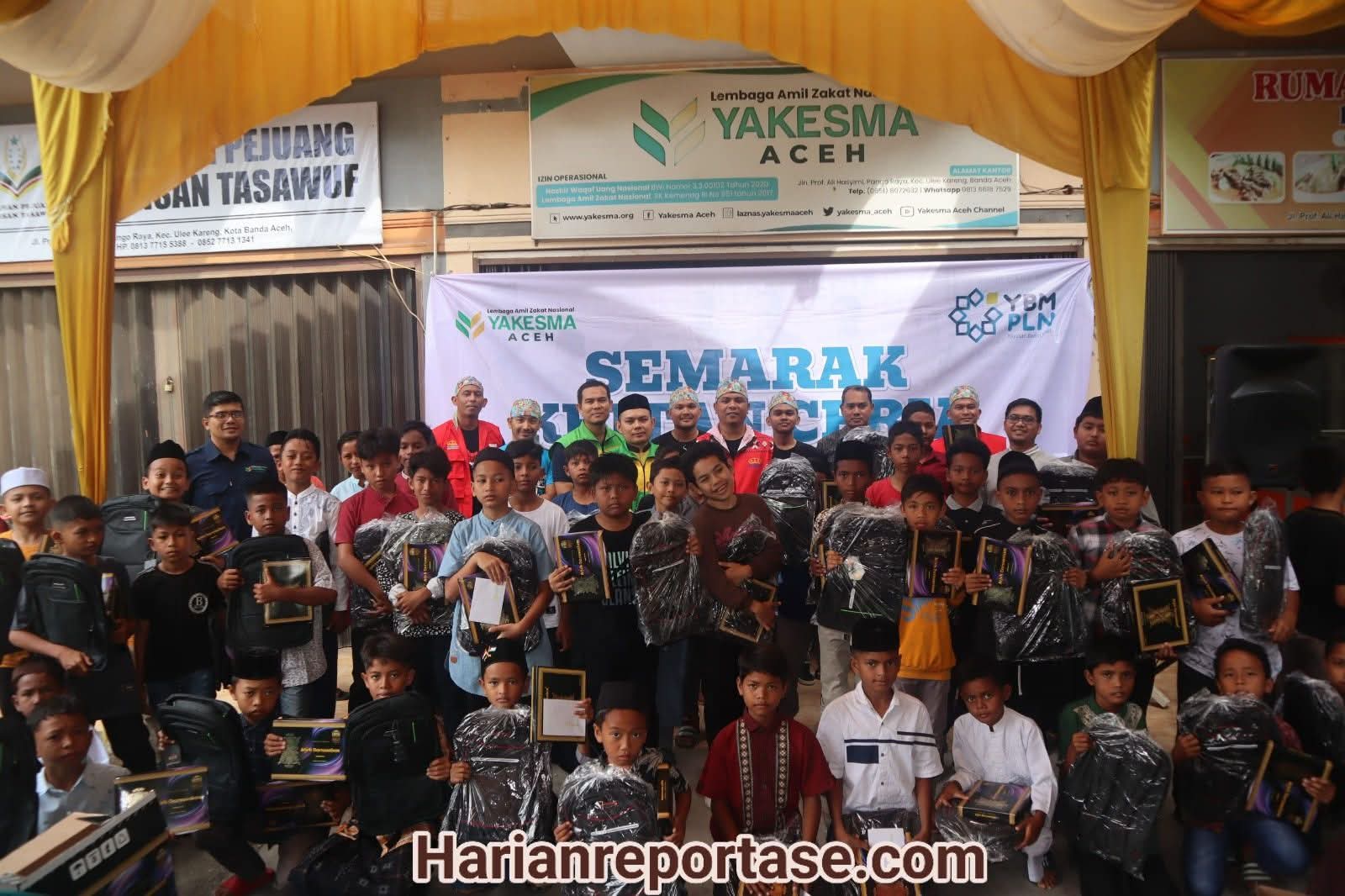 Khitan Ceria untuk 50 Anak Yatim dan Dhuafa, Kolaborasi YAKESMA Aceh dan YBM PLN UPT Banda Aceh