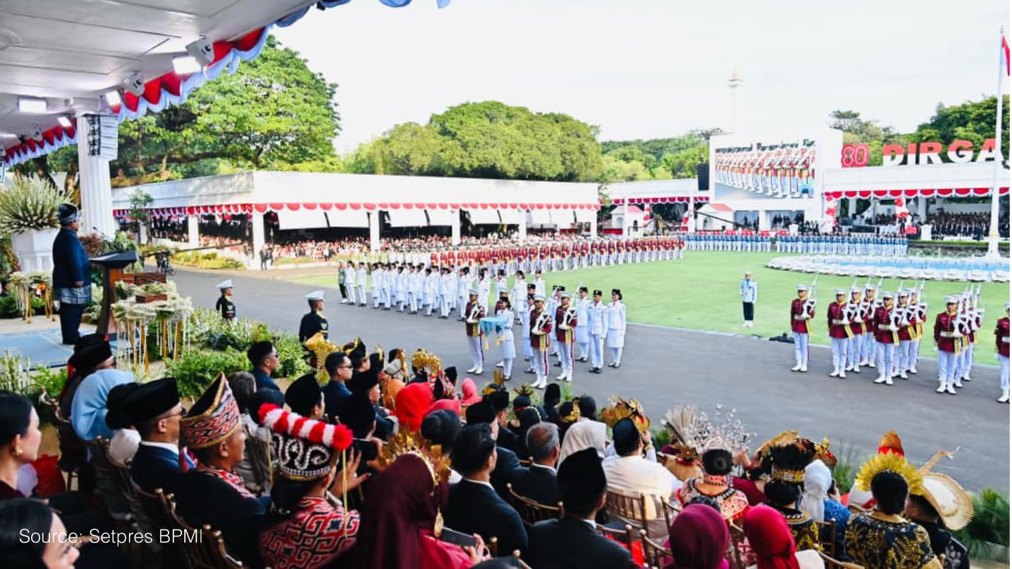 Menteri Nusron dan Wamen Ossy Ikuti Seluruh Rangkaian Upacara Peringatan Hari Kemerdekaan ke-80 Republik Indonesia