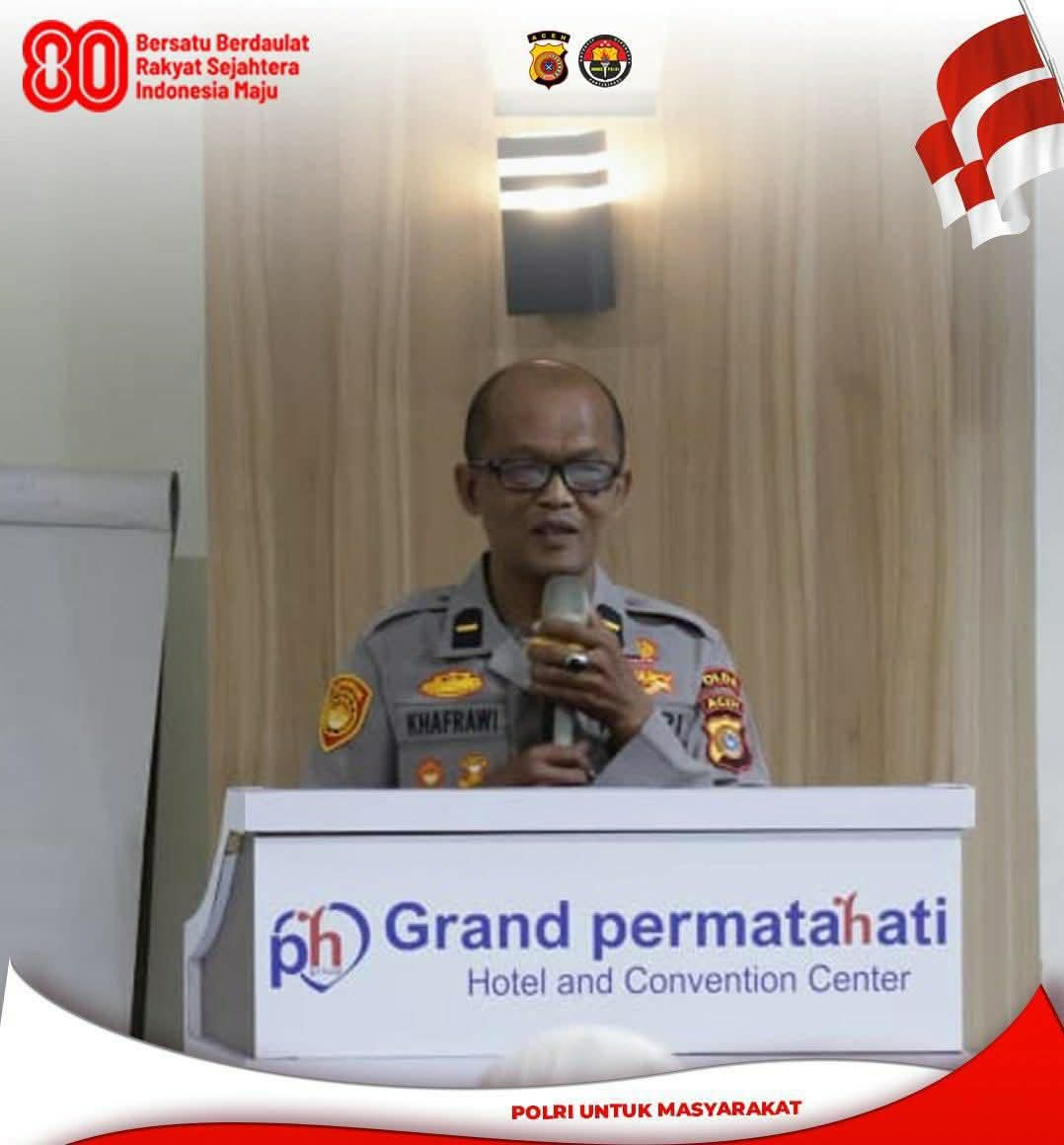 Waspadai Bahaya Laten Terorisme, Polda Aceh Ajak Masyarakat Jadi Garda Terdepan
