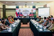 Rakor di Maluku Utara, Menteri Nusron Tekankan Pentingnya Dukungan Pemda dalam Pembuatan Sertipikat Tanah