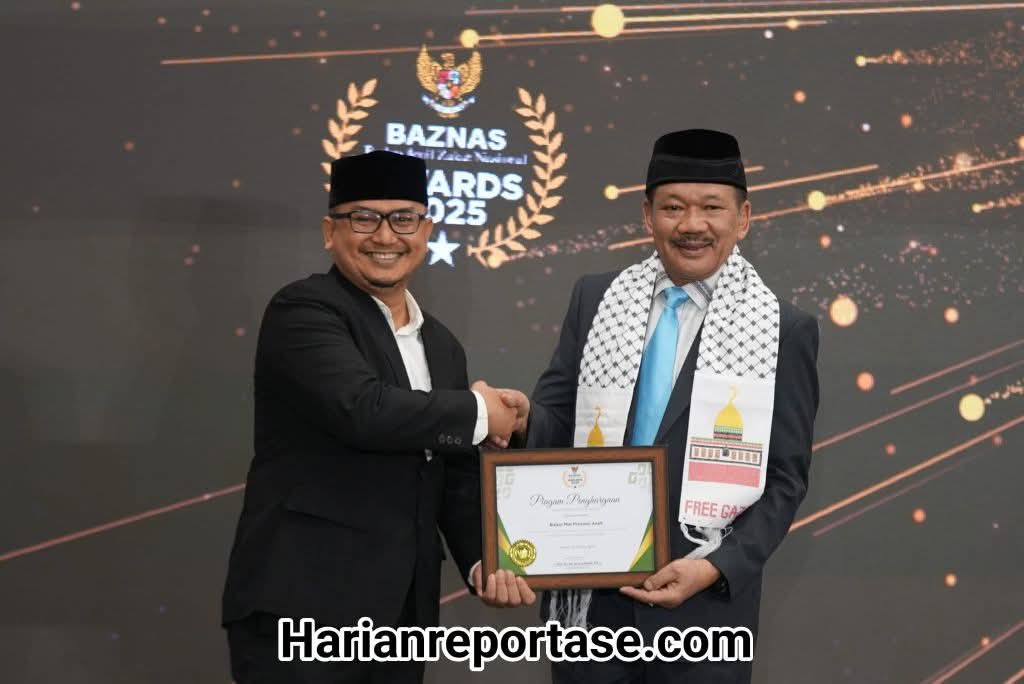 Gubernur Aceh dan Baitul Mal Aceh Raih Tiga Penghargaan pada BAZNAS 2025