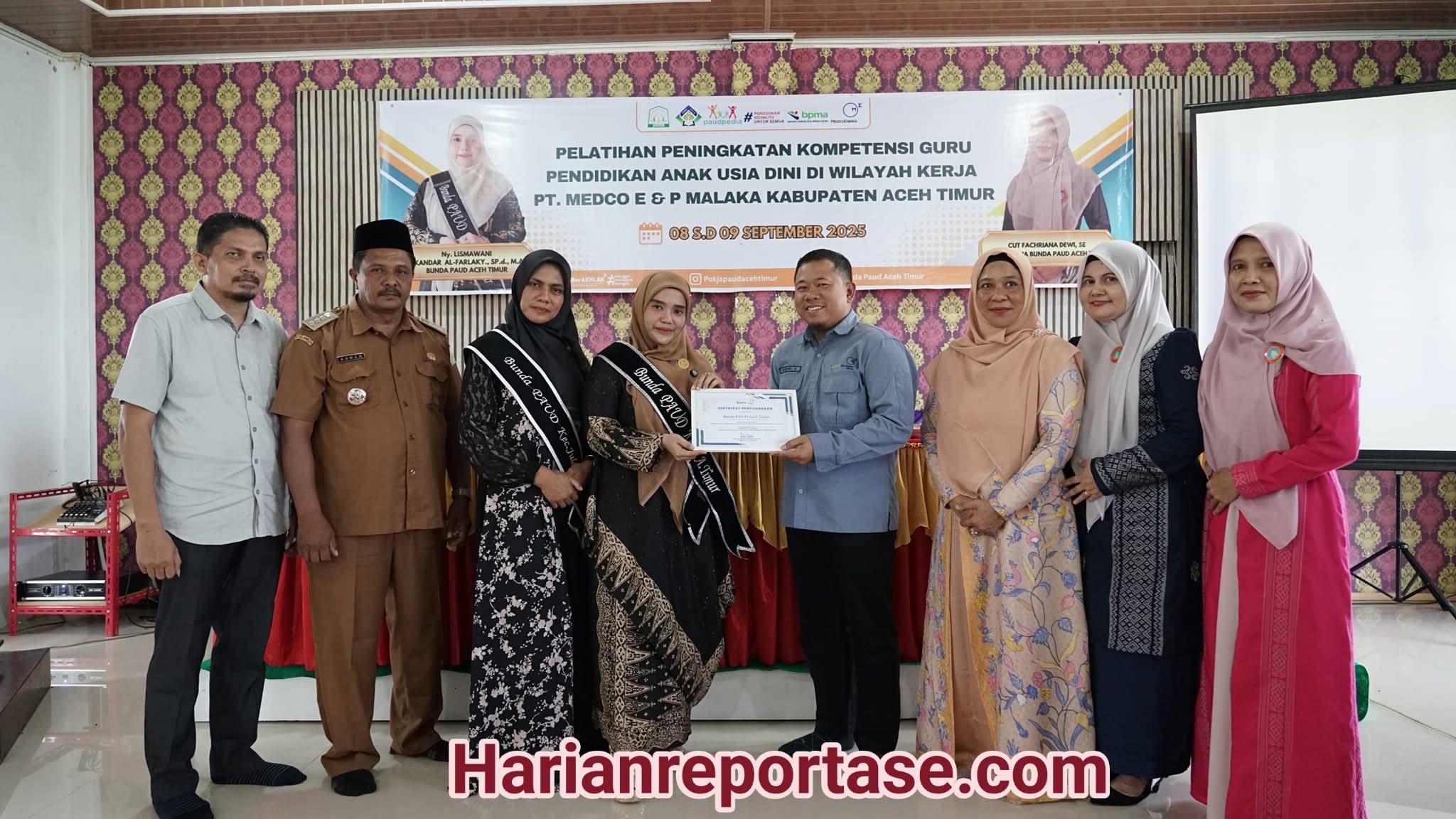 Medco E & P Malaka Dukung Peningkatan Kompetensi Guru PAUD