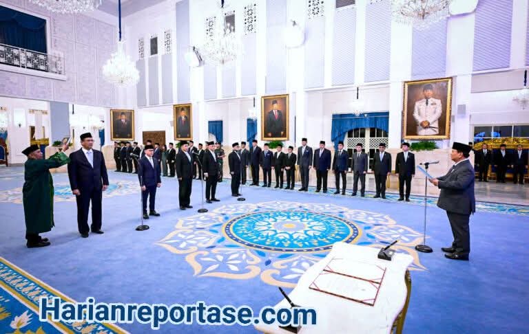 Reshuffle Kabinet, Lima Menteri Diganti