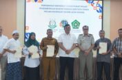 Perkuat Sinergitas, Kantor Pertanahan Aceh Singkil Serahkan 11 Sertipikat Tanah Wakaf