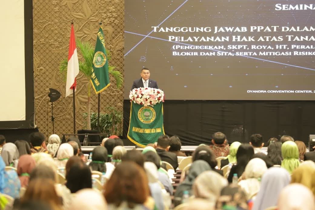 Kolaborasi dengan IPPAT Jadi Kunci Transformasi Layanan Pertanahan, Wamen Ossy Pastikan Adanya Transparansi, Akuntabilitas, dan Kepastian Hukum