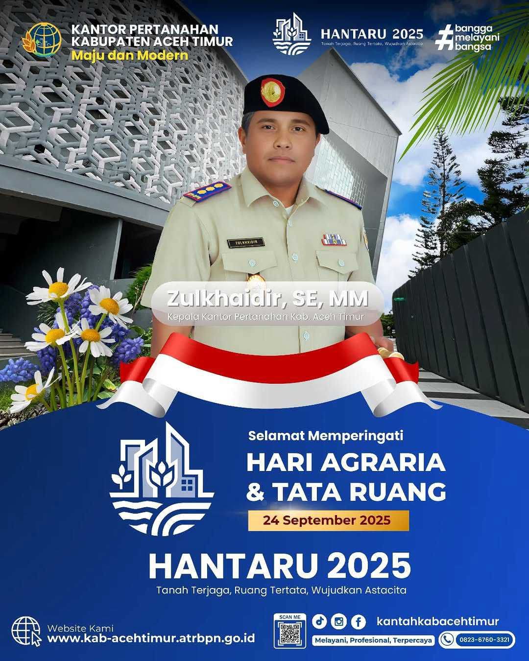 “Wujudkan Asatacita”, Kantor Pertanahan Aceh Timur Peringati HANTARU ke-65