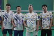 Menteri Nusron dan Wali Kota Palembang Tunjukkan Semangat Sportivitas di Lapangan Bulu Tangkis PORNAS KORPRI XVII