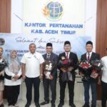 Lima Pegawai Kantor Pertanahan Aceh Timur Dilantik Menteri ATR/BPN Jadi Pejabat Pengawas