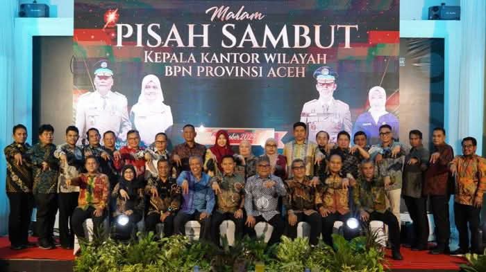 Arinaldi dan Shafik Lepas Sambut Jabatan Kakanwil BPN Aceh: Komit Lanjutkan PTSL dan Digitalisasi Pertanahan