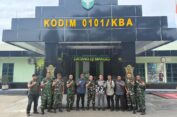 Kodam Iskandar Muda dan BPN Aceh Besar Bahas Pengukuran Tanah di Seulimeum