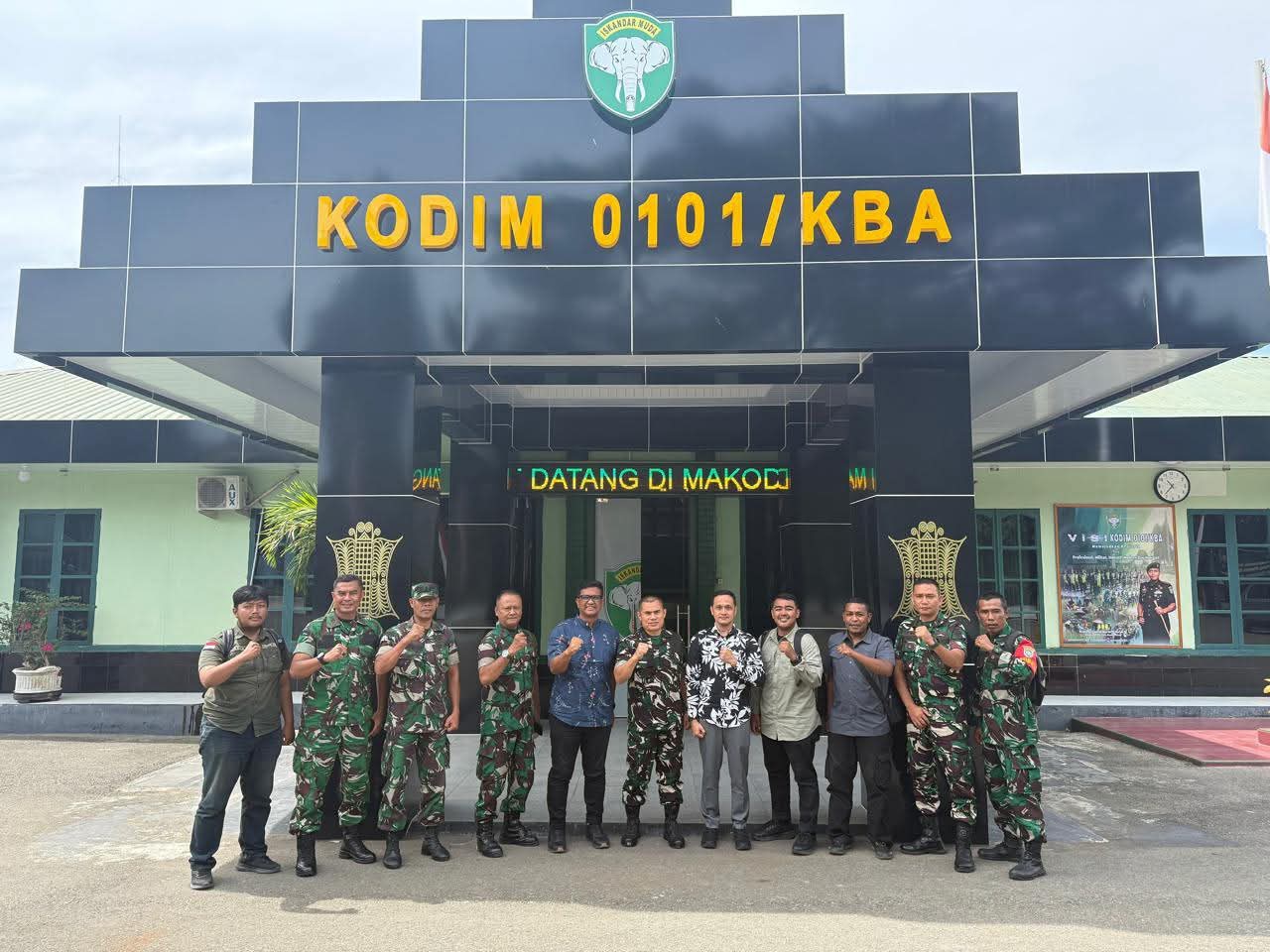 Kodam Iskandar Muda dan BPN Aceh Besar Bahas Pengukuran Tanah di Seulimeum