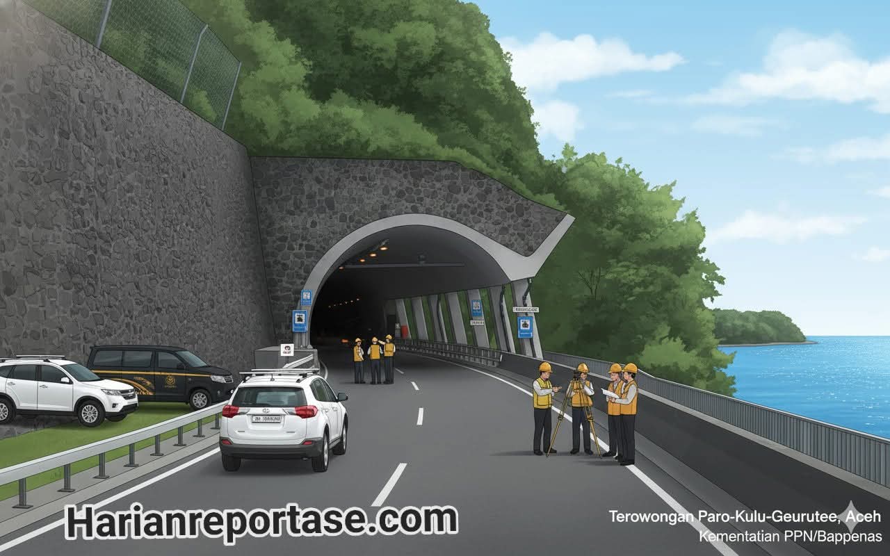 Respons Gubernur Aceh, Bappenas Tinjau Lokasi Terowongan Geurutee