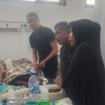 T. Zainal Genggam Tangan Saed Azhar, Doa dan Haru Warnai Kunjungan