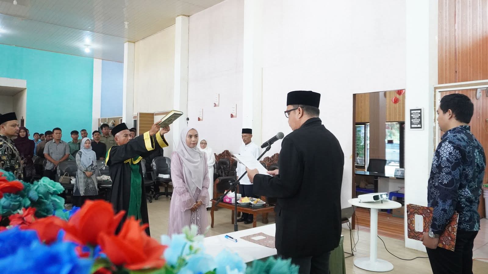 Pelantikan dan Pengambilan Sumpah Pejabat Pembuat Akta Tanah di Kabupaten Aceh Singkil