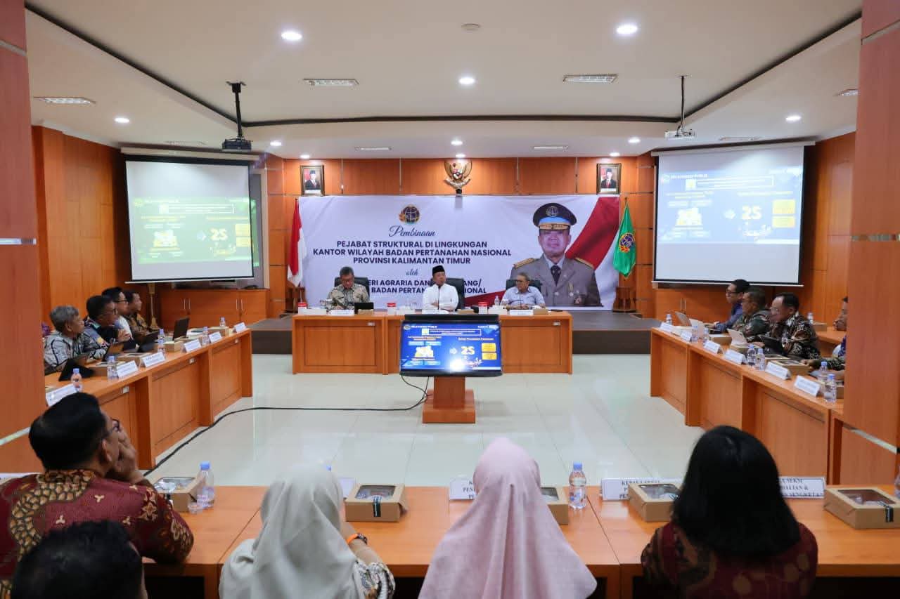 Bahas Proses Bisnis Layanan dan SDM di Kaltim, Menteri Nusron: Kita Perlu Bertransformasi