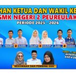 SMK Negeri 2 Peureulak Gelar Pemilihan OSIS, Fajarul Sabda Terpilih Sebagai Ketua