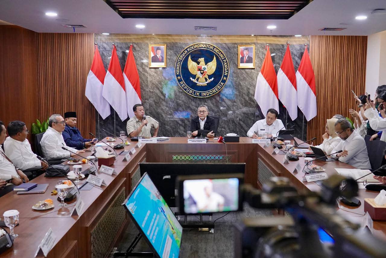 Jadi Ketua Harian Tim Percepat Penetapan LP2B, Menteri Nusron: Ketahanan Pangan Terjaga dan Lahan Pertanian Tidak Tergerus