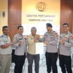 Kantor Pertanahan Aceh Timur Serahkan Sertipikat BMN kepada Polres Langsa
