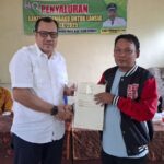166 Sertipikat PTSL Tahun 2025 Diserahkan kepada Warga Desa Biskang, Aceh Singkil