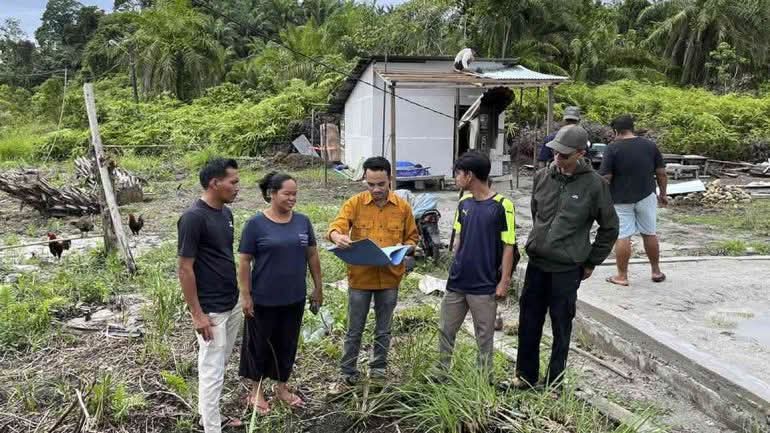 Panitia A Lakukan Pemeriksaan Lapang untuk Pendaftaran Tanah Pertama Kali di Aceh Singkil