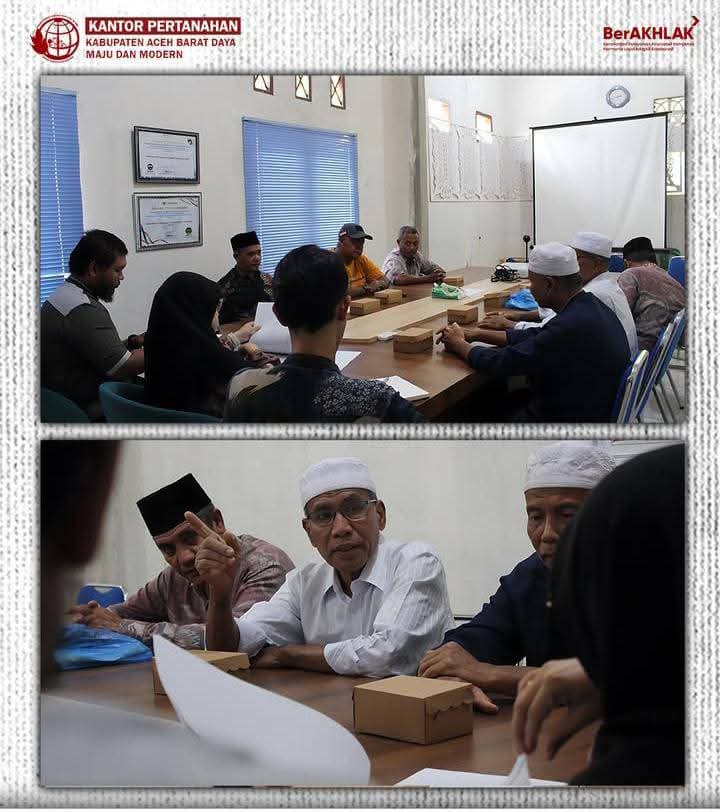 Kantor Pertanahan Abdya Mediasi Sengketa Tanah di Desa Meudang Ara