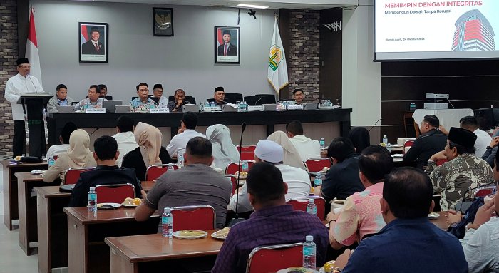 DPRA dan KPK-RI Perkuat Sinergi Kerjasama Pengawasan Perencanaan dan Penganggaran Daerah