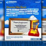 Kantor Pertanahan Abdya Raih Penghargaan Penyelesaian Sertipikasi BMN Tercepat TA 2025