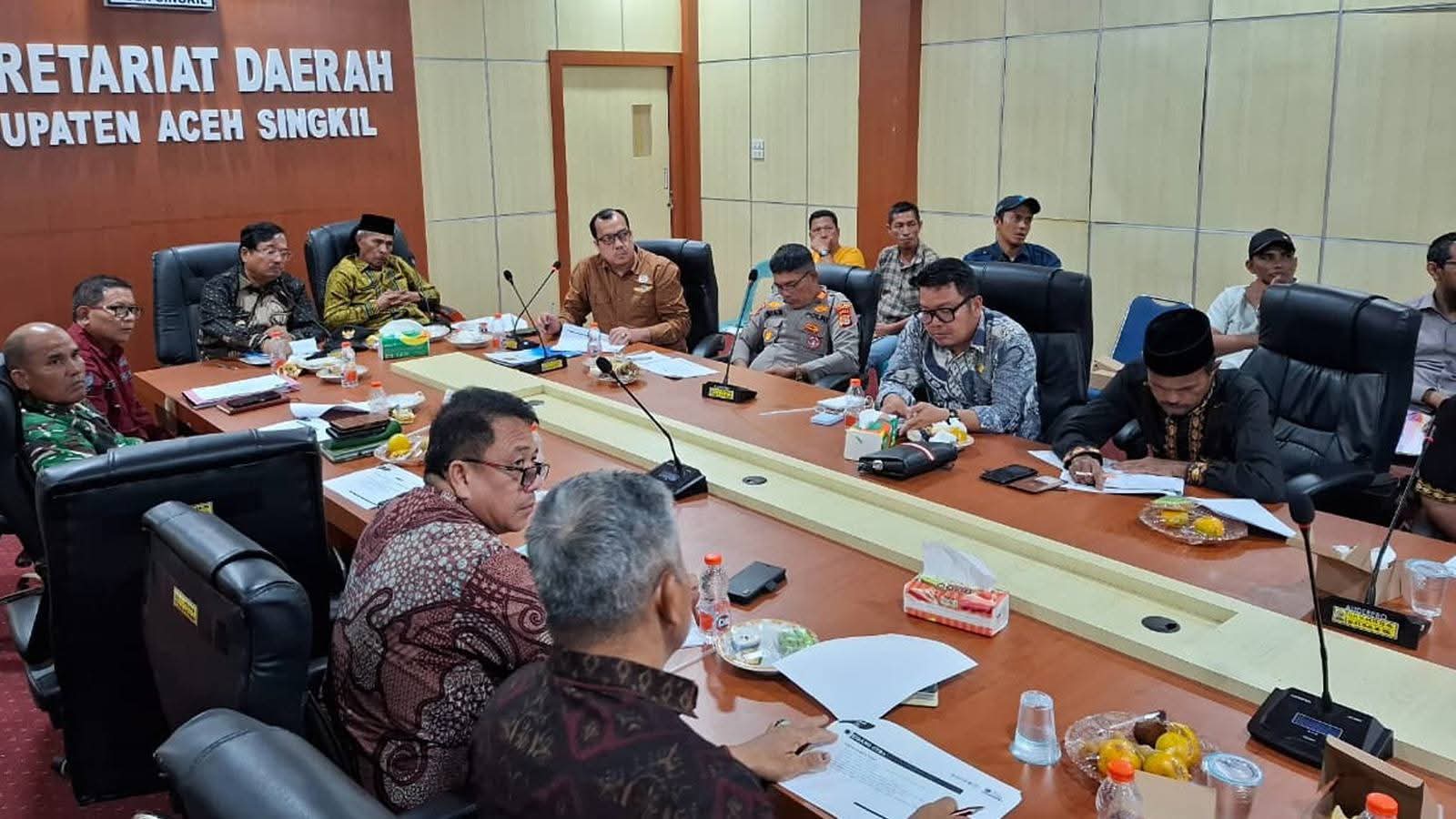 Sidang GTRA 2025 Tetapkan Objek dan Subjek Redistribusi Tanah HKB di Aceh Singkil