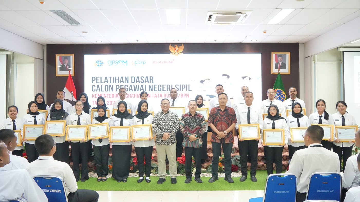 CPNS Kantor Pertanahan Aceh Besar Ikuti Pendidikan Dasar di BPSDM ATR/BPN