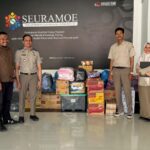 Kantor Pertanahan Aceh Besar Salurkan Donasi untuk Korban Bencana Alam