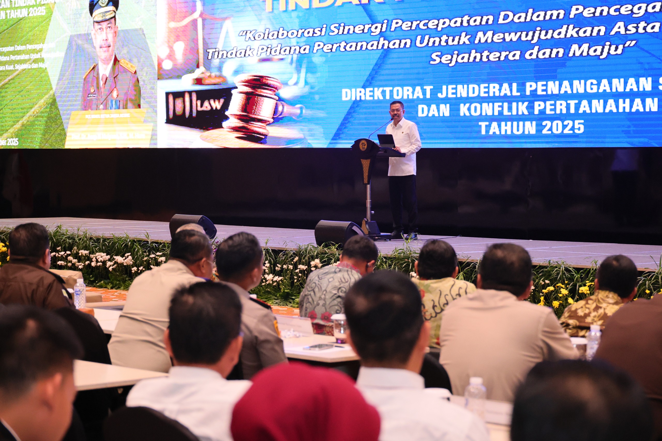 Hadir dalam Rakor Pencegahan dan Penyelesaian Tindak Pidana Pertanahan, Plt. Wakil Jaksa Agung Minta Pencegahan Diperkuat