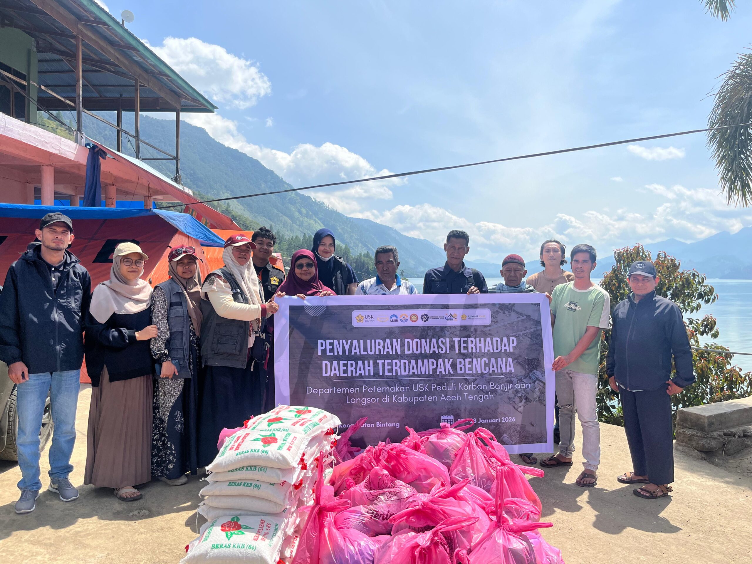 Peternakan USK dan Rumah Amal Bantu Korban Banjir Aceh Tengah