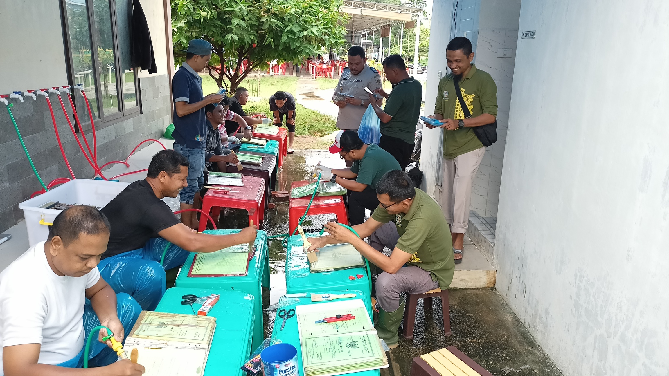 Tim BPN Aceh Lakukan Restorasi Arsip Pertanahan Korban Banjir di Aceh Tamiang