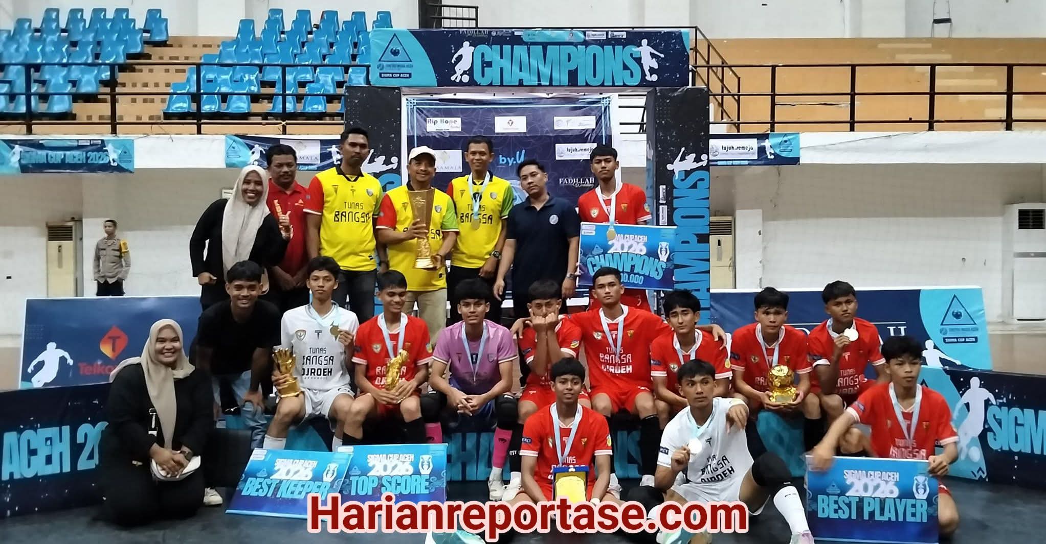 Kalahkan MAN 1 Pidie, SMAN 9 Banda Aceh Juara Sigma Cup Aceh 2026