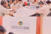Kantor Pertanahan Kabupaten Simeulue Gelar Rapat Evaluasi, Perkuat Kualitas Pelayanan Publik