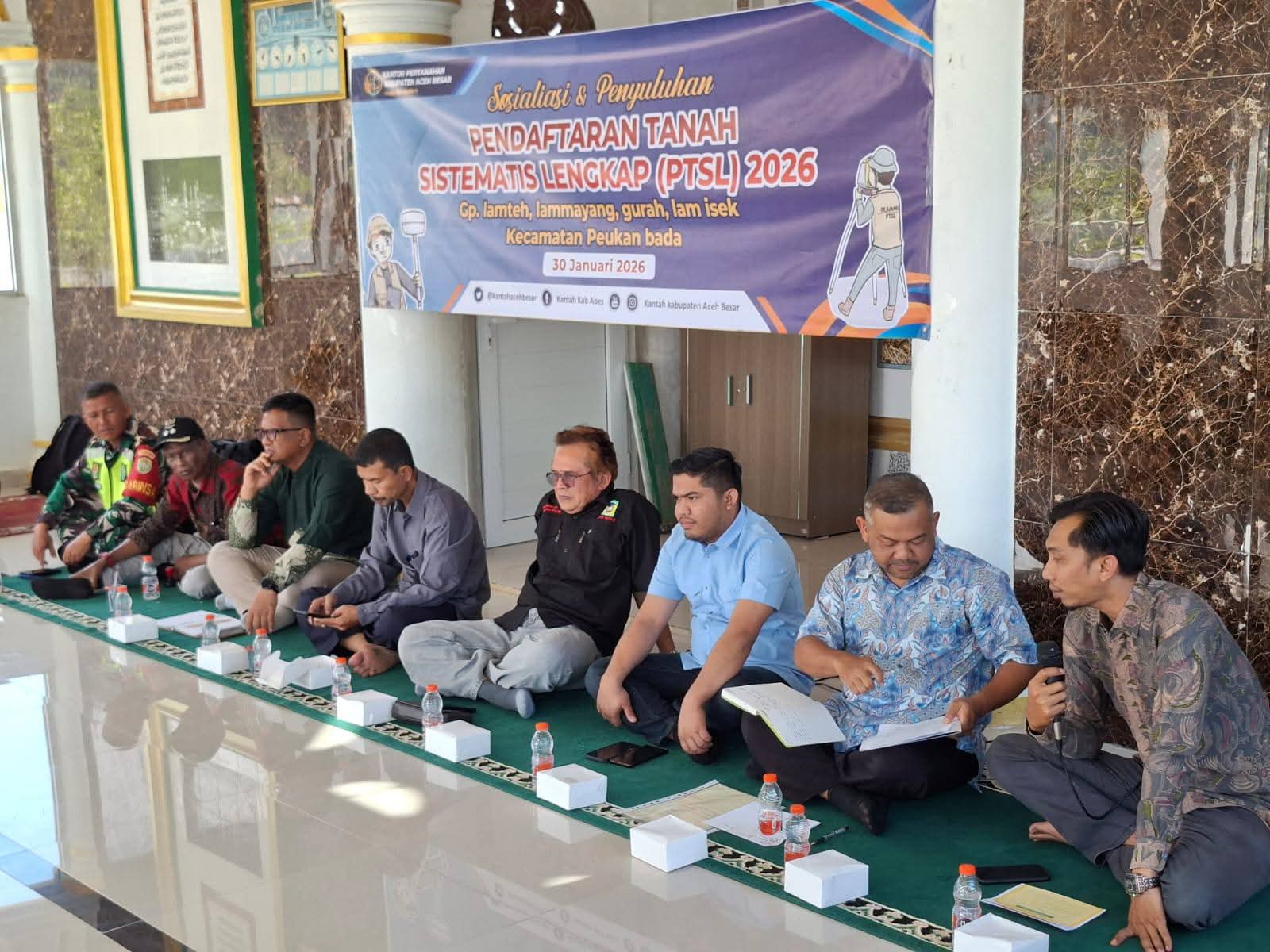 Penyuluhan PTSL 2026 Digelar di Gurah, Wujud Komitmen Hadirkan Kepastian Hukum Tanah bagi Warga Aceh Besar