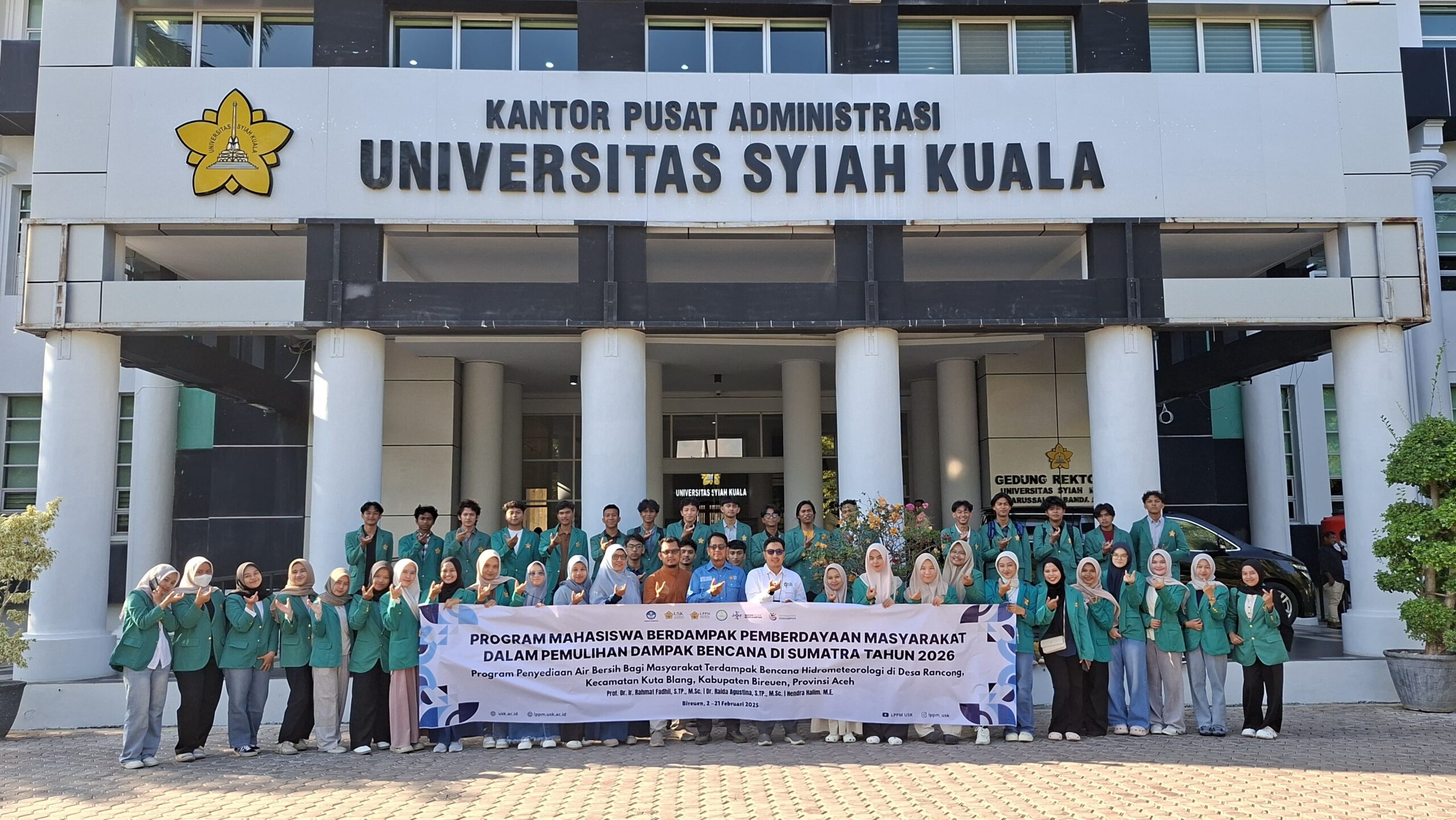 Pulihkan Dampak Bencana, USK Kirim 50 Mahasiswa KKN Berdampak ke Desa Rancong, Kuta Blang, Bireuen