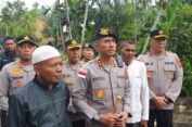 Kapolda Aceh Tinjau Progres Pembangunan Jembatan Bailey di Peusangan